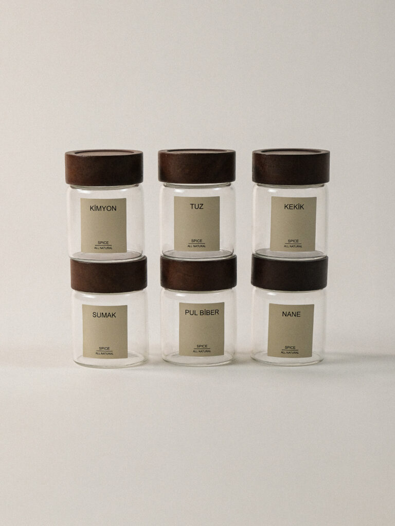 Carle 6’lı Akasya Baharatlık Seti (240 ML)