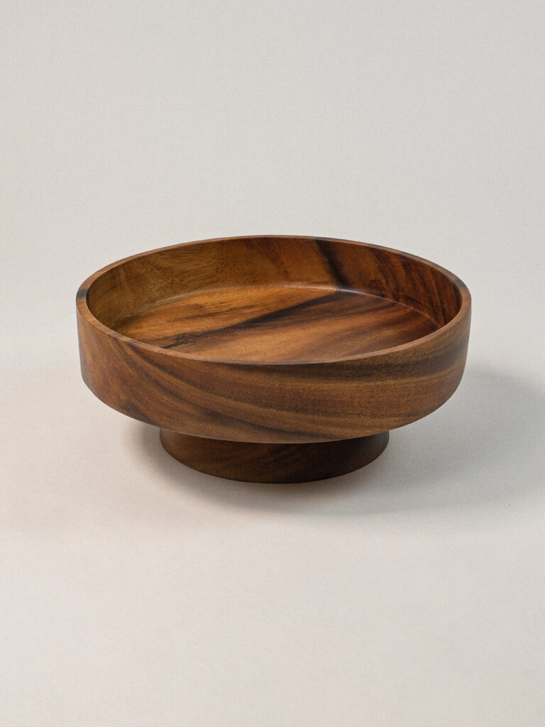 Nalora Ayaklı Akasya Sunumluk (25 x 10 cm)