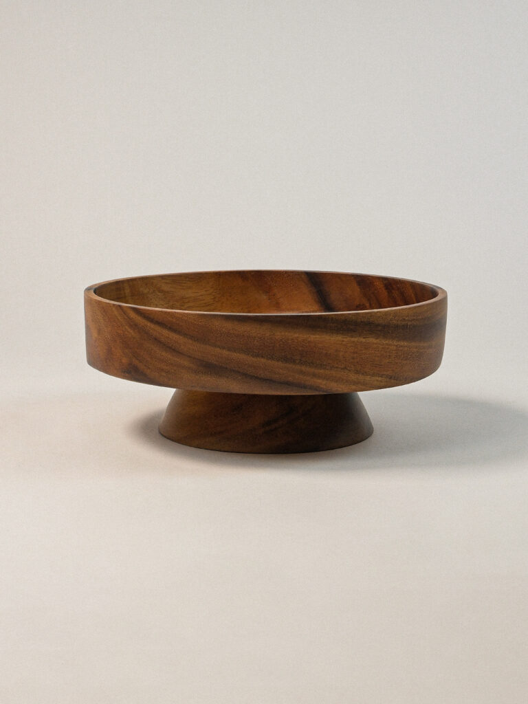 Nalora Ayaklı Akasya Sunumluk (25 x 10 cm)