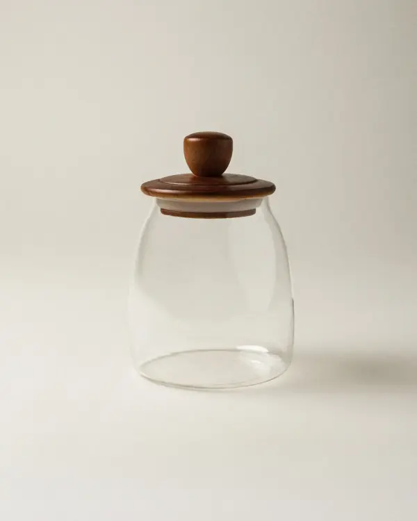 Löv Akasya Cam Kavanoz (950 ml)