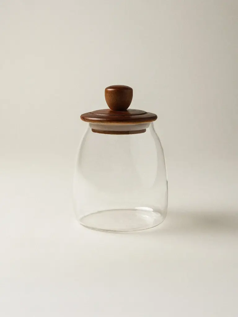 Löv Akasya Cam Kavanoz (950 ml)