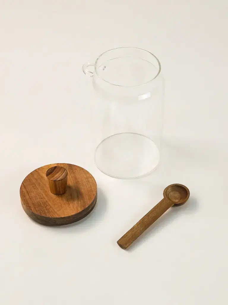 Ridce Akasya Kapaklı Cam Kavanoz (700 ml)