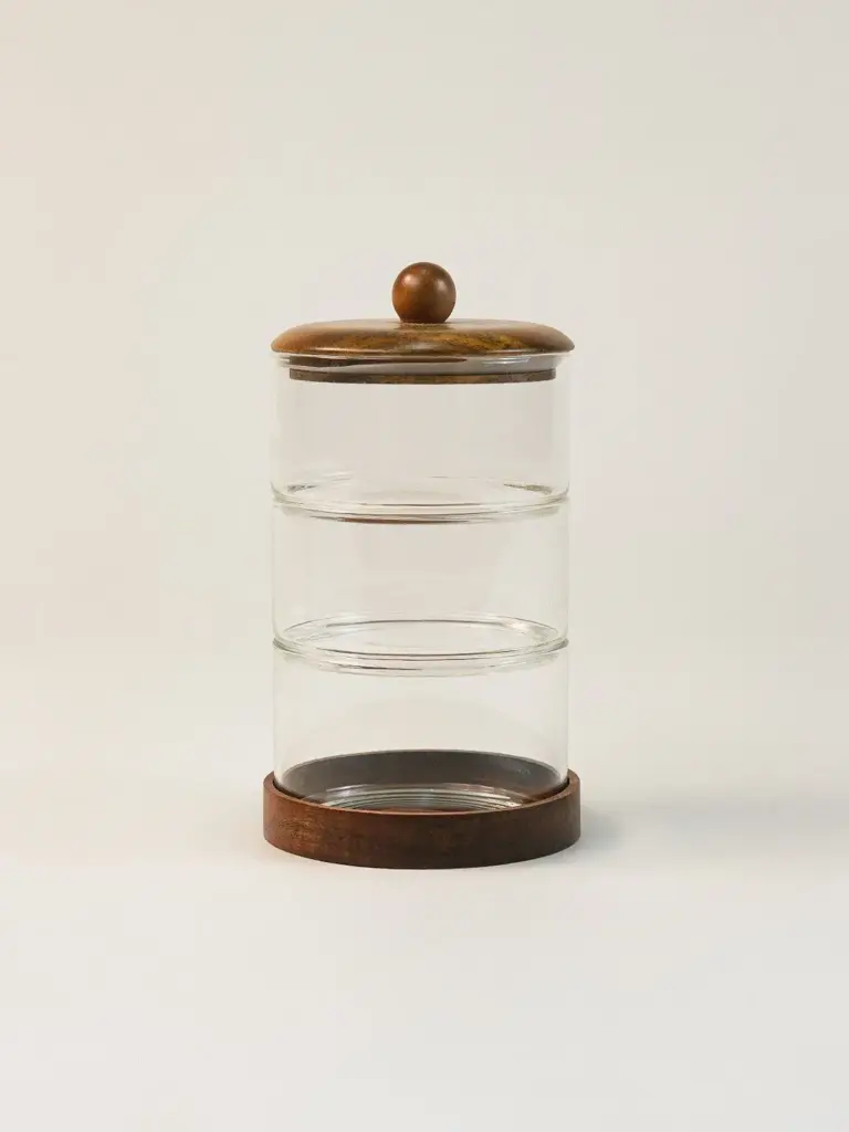 Ravi Akasya 3’lü Cam Kase