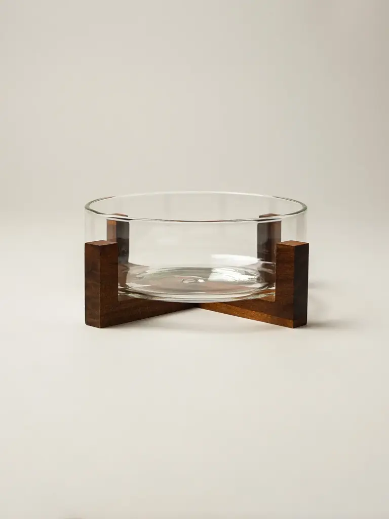 Velna Akasya Standlı Cam Kase (20 X 9)