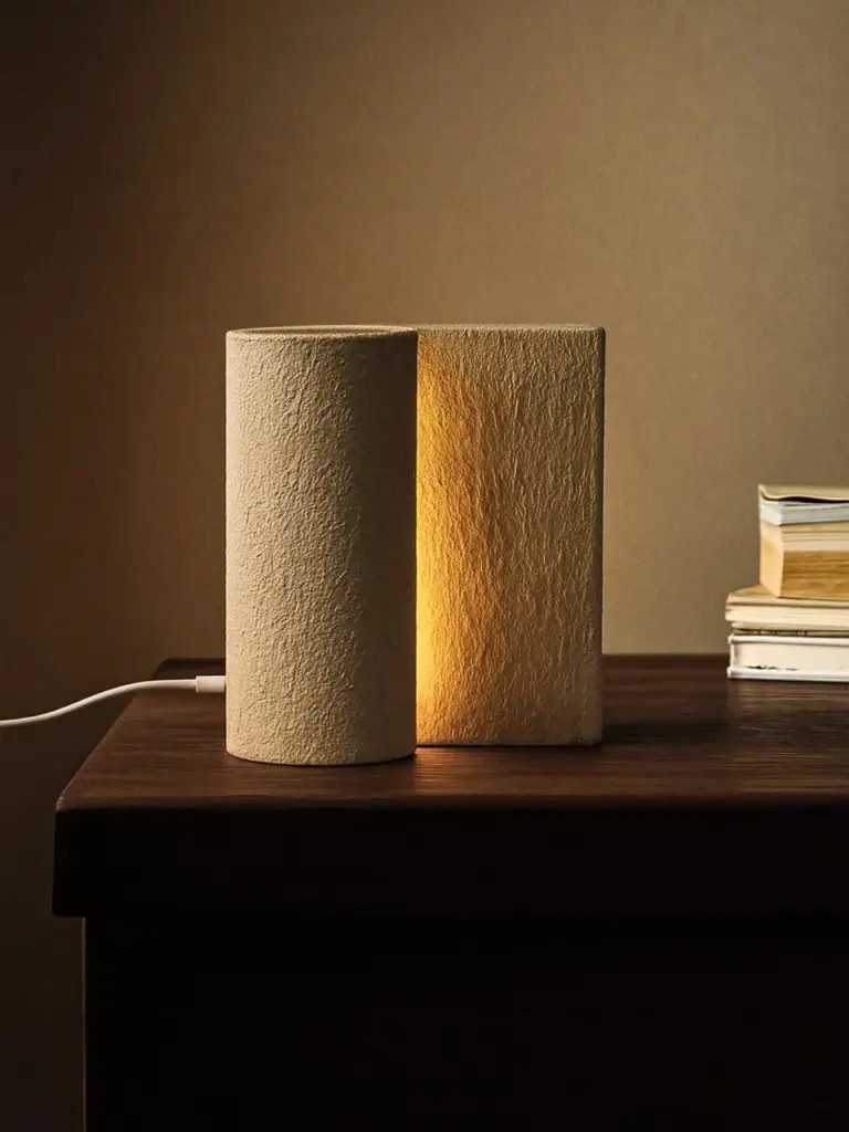 Olenis Dokulu Led Masa Lambası (15 x 18,5 cm)