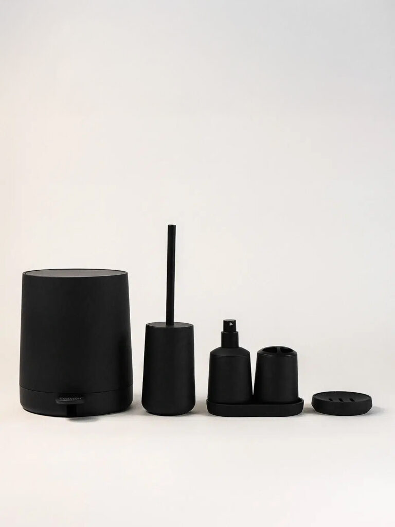 Verona 6 Parça Banyo Seti (Siyah)