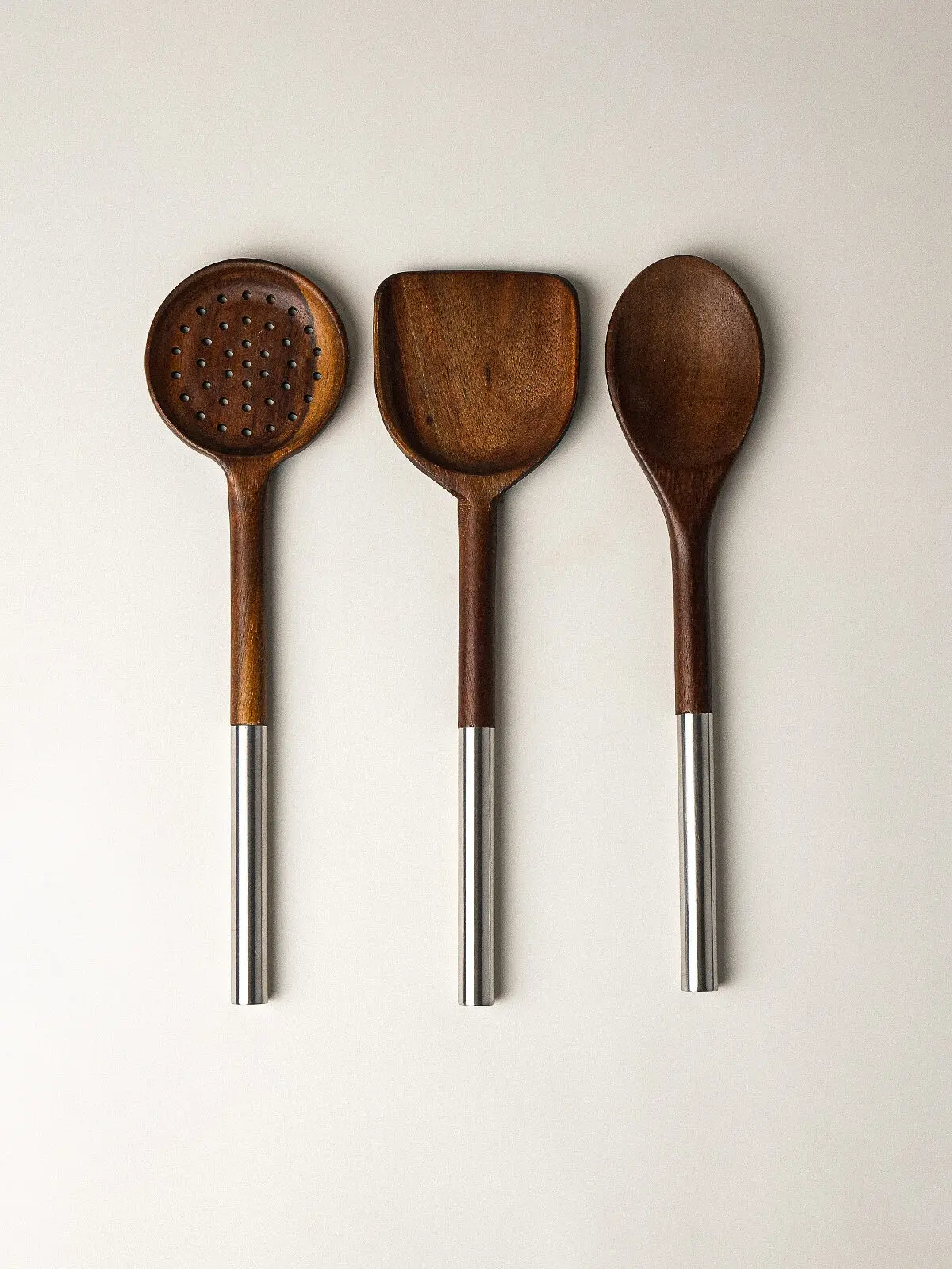 Arelis 3’lü Akasya Kaşık Seti Arelis 3'lü Akasya Kaşık Seti - Görsel 1