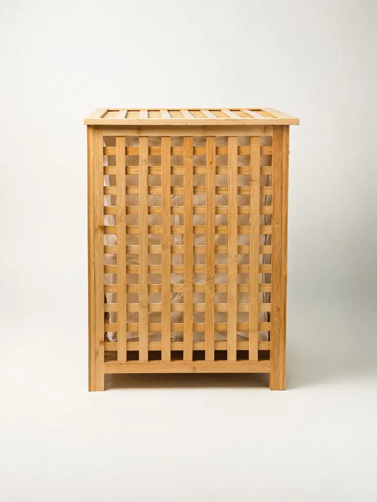 Velani Bambu Çamaşır Sepeti (45 x 62 cm)