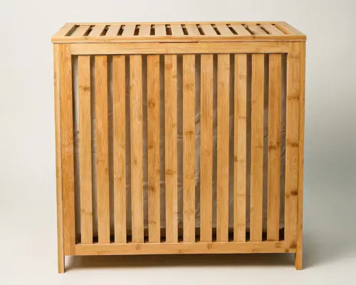 Narel Bambu Çamaşır Sepeti (53 x 59 cm)