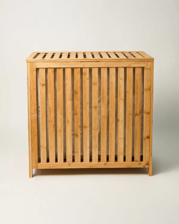 Narel Bambu Çamaşır Sepeti (53 x 59 cm)