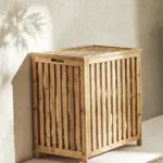 Narel Bambu Çamaşır Sepeti (53 x 59 cm)