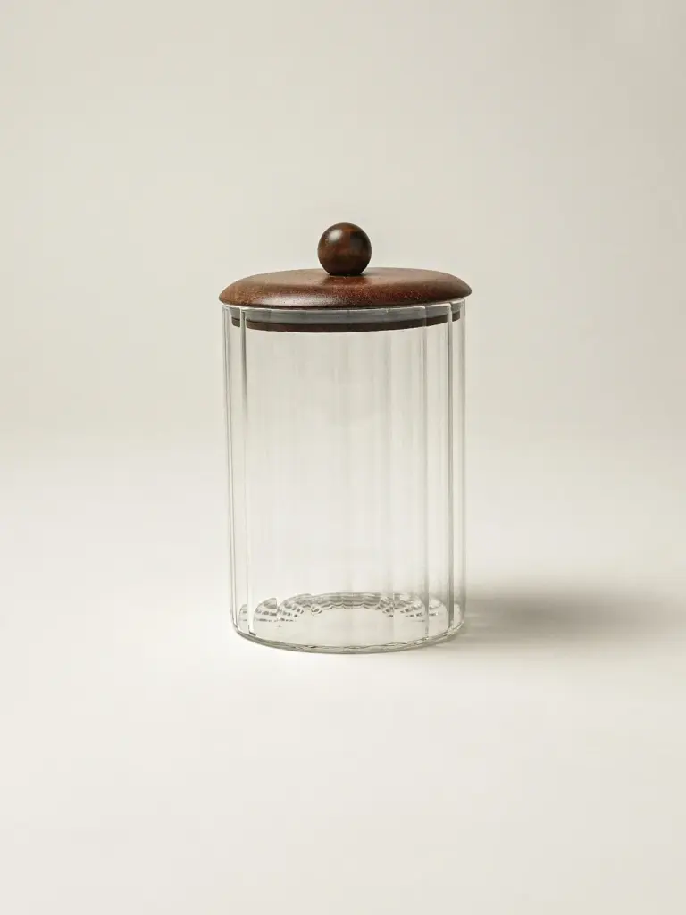 Carle Akasya Kapaklı Cam Kavanoz (1300 ml)