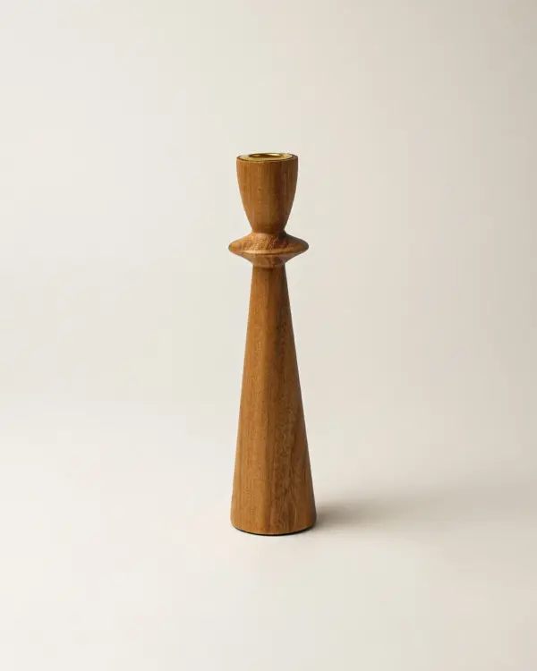 Samt Akasya Şamdan (23 cm)