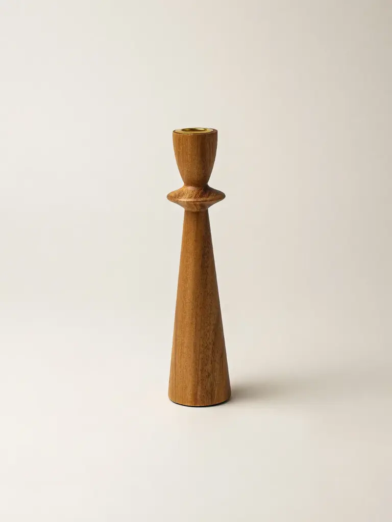 Samt Akasya Şamdan (23 cm)