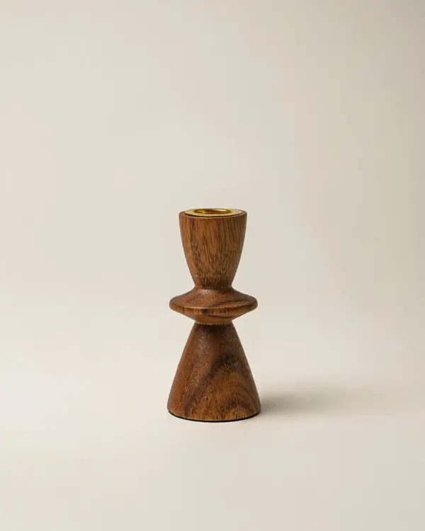 Samt Akasya Şamdan (11 cm)