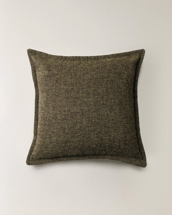 Seren Kahverengi Kırlent Kılıfı (45 x 45 cm)