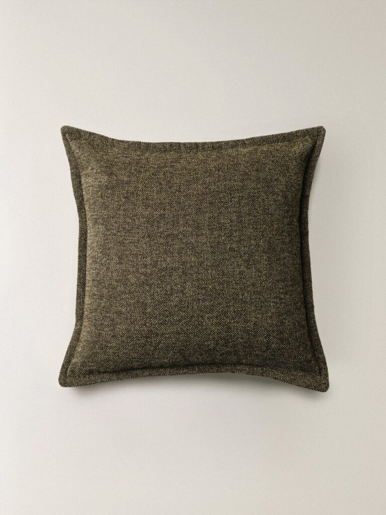 Seren Kahverengi Kırlent Kılıfı (45 x 45 cm)