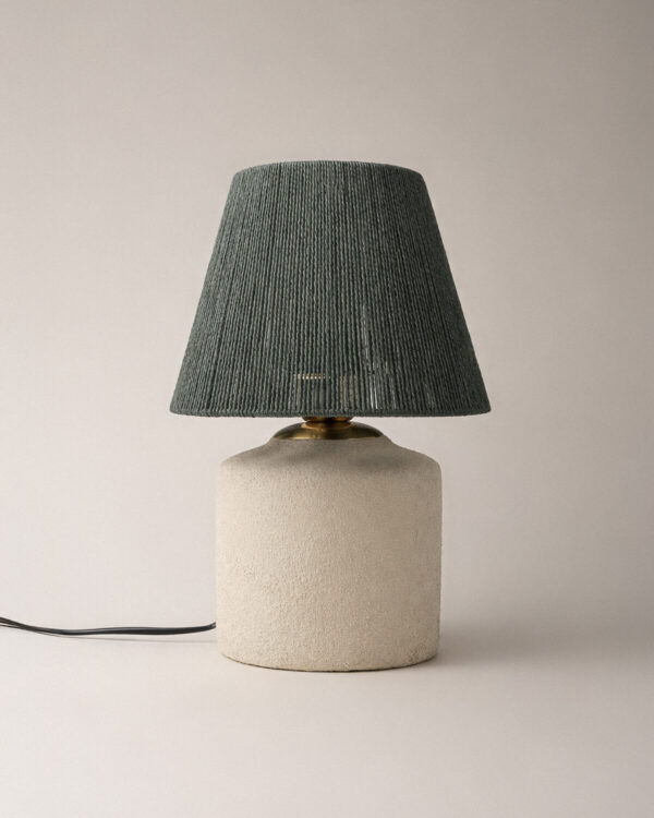 Maison Yeşil Dokulu Abajur Abajur (22 x 34 cm)