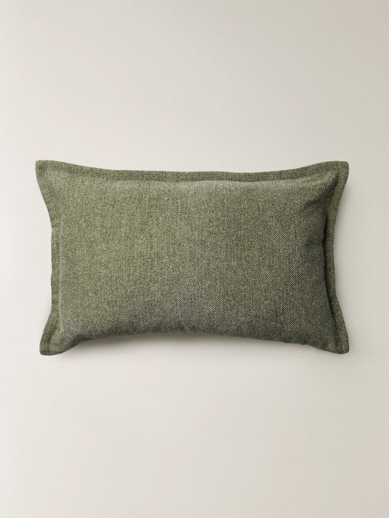 Seren Dikdörtgen Yeşil Kırlent Kılıfı (35 x 55 cm)