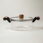 Muse Akasya Kulplu Cam Tencere (2.5 L)