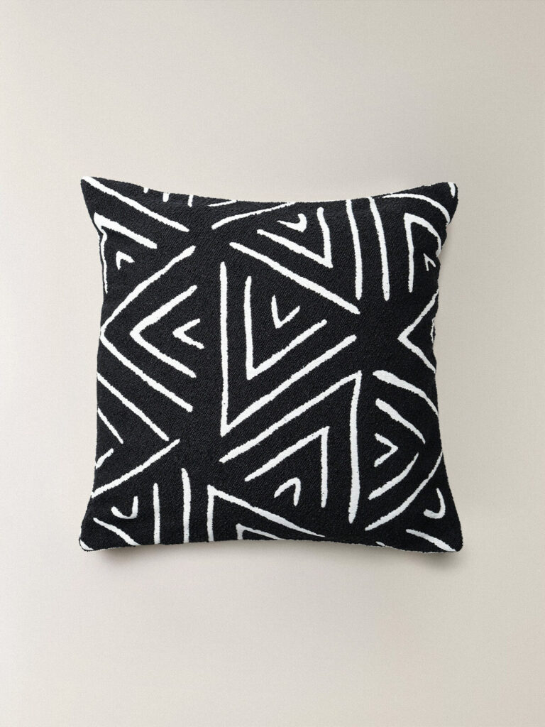 Sorell Siyah Kırlent Kılıfı (45 x 45 cm)