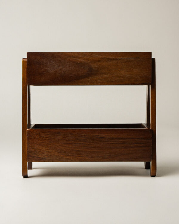 Velvo 2 Katlı Akasya Organizer (25 x 25 cm)