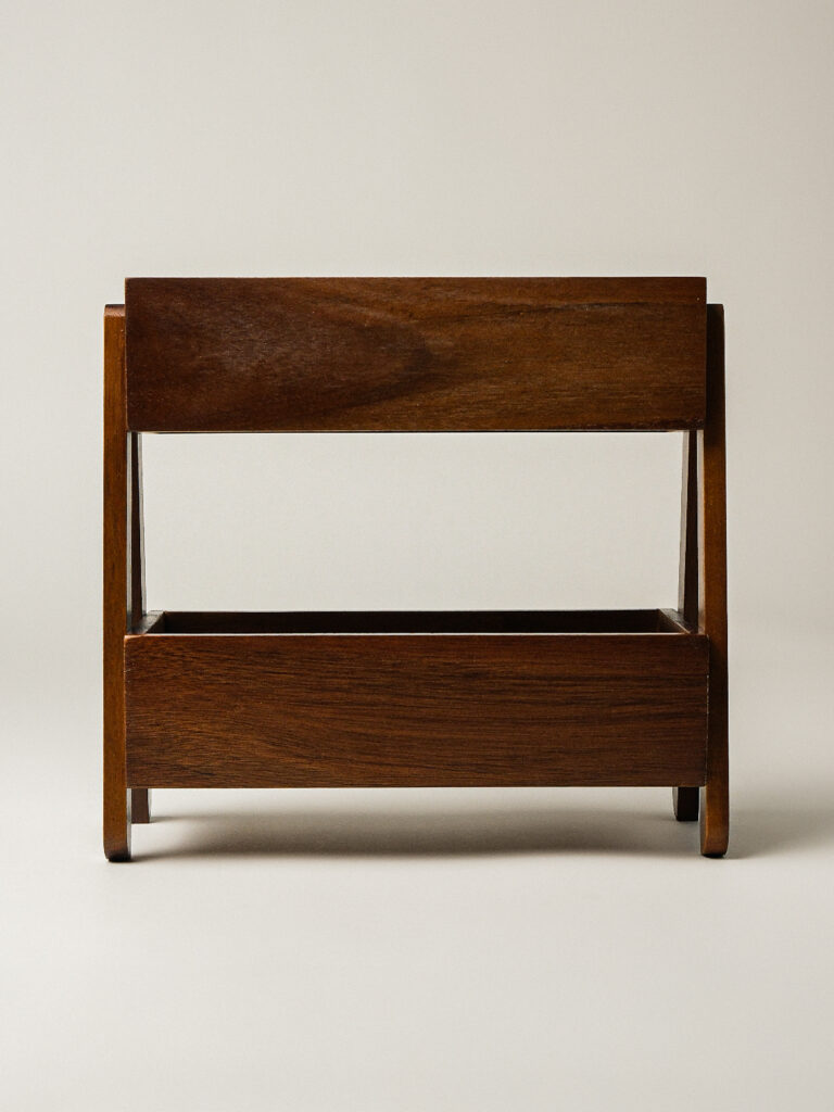 Velvo 2 Katlı Akasya Organizer (25 x 25 cm)