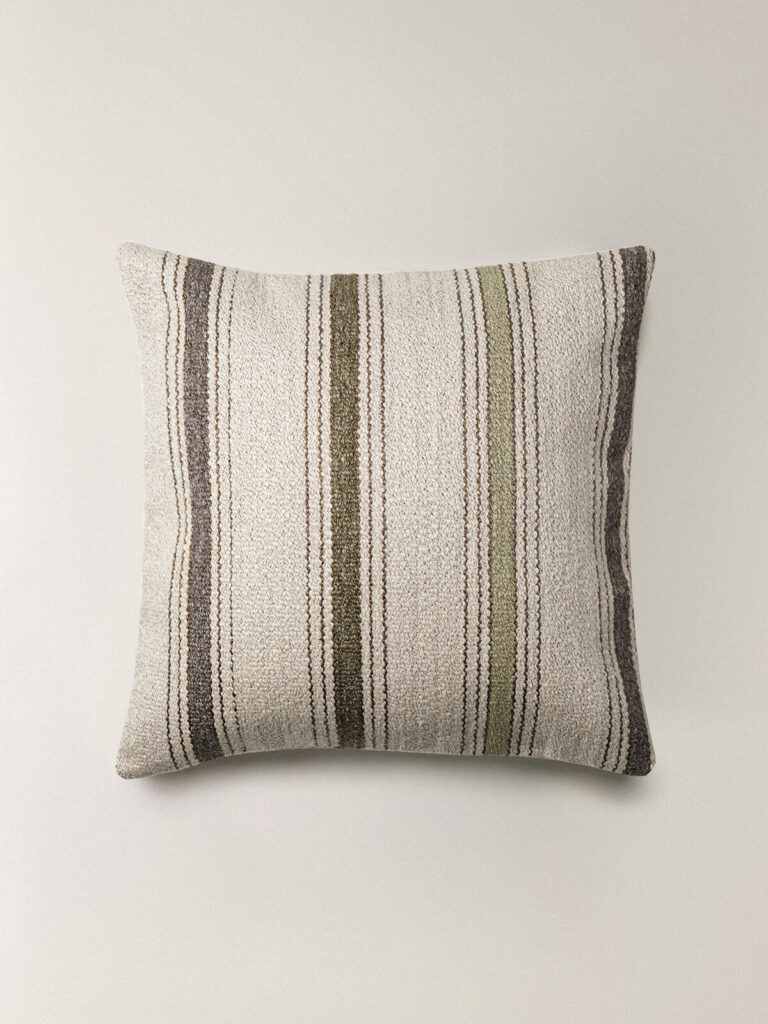 Delhi Doğal Lif Karışımlı Kırlent Kılıfı (45 x 45 cm)