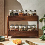 Velvo 2 Katlı Akasya Organizer (25 x 25 cm)