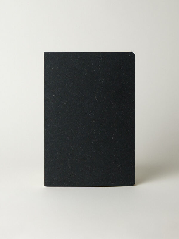 Orga İsviçre Ciltli Siyah Defter (17 x 24 cm)