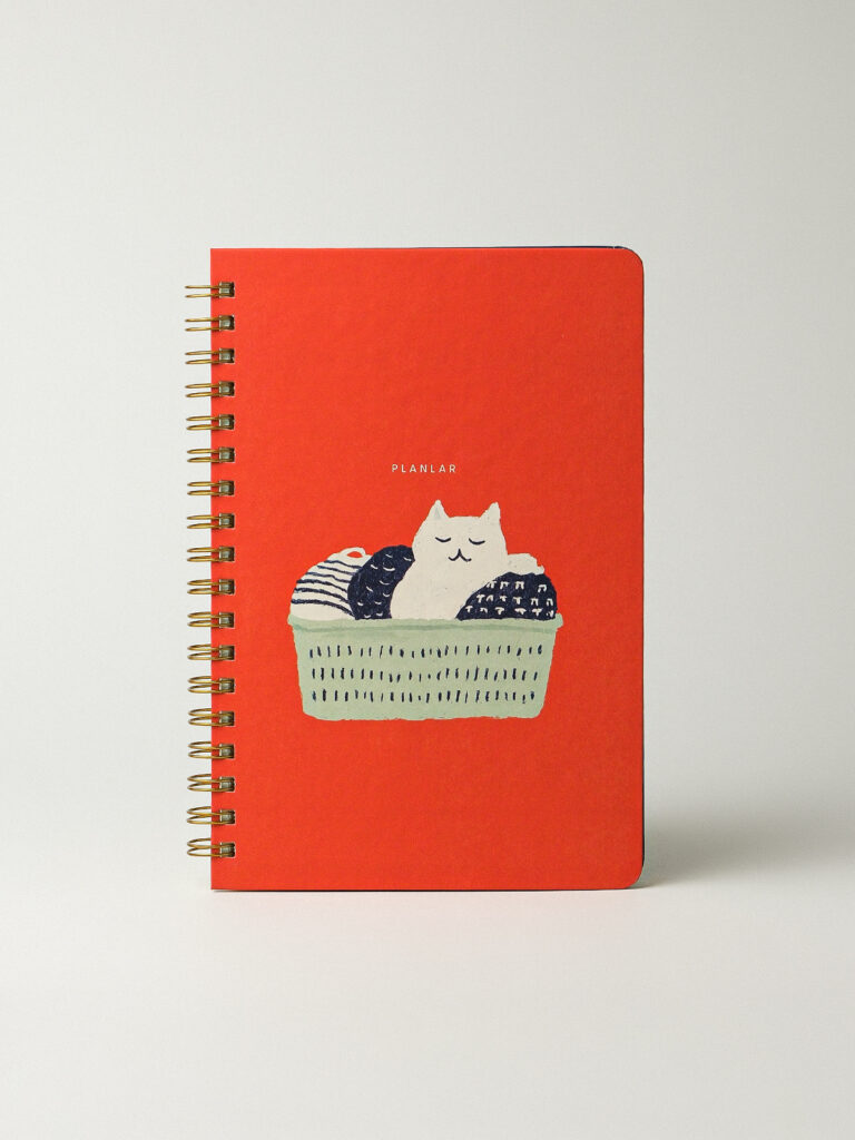 Luna Spiralli Planlı Defter (16 x 24 cm)