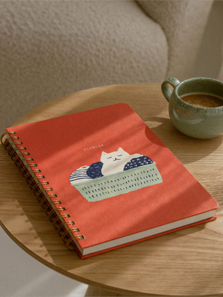 Luna Spiralli Planlı Defter (16 x 24 cm)