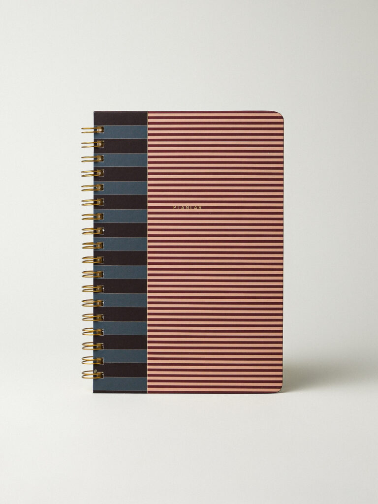 Linje Spiralli Planlı Defter (16 x 24 cm)