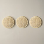 Orin 3’lü Doğal Kabak Lifli Lastikli Yüz Peeling Diski