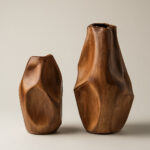 Willis 2’li Kahverengi Vazo Seti