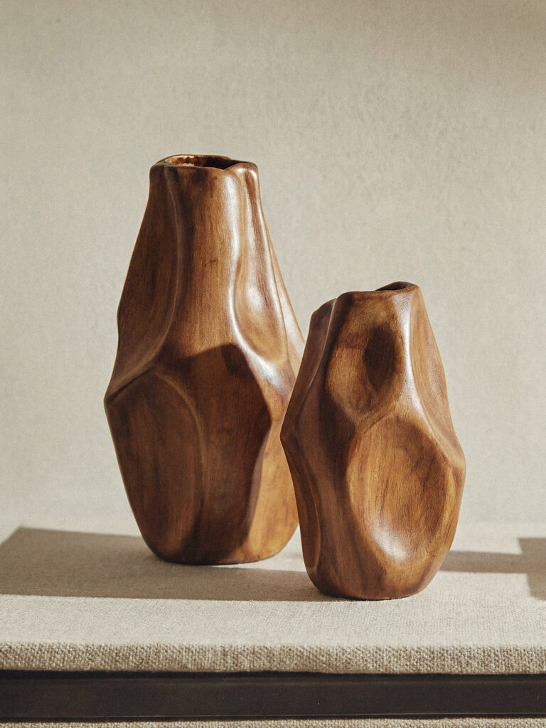 Willis 2’li Kahverengi Vazo Seti