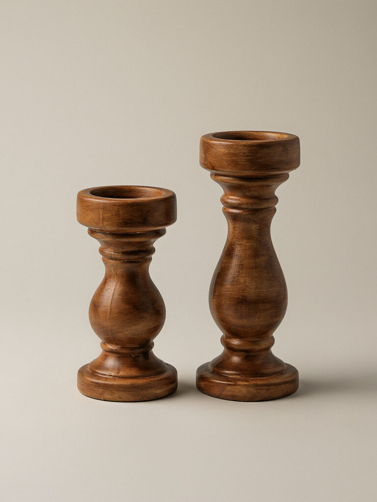 Sedona Kahverengi Şamdan Seti