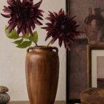 Tera Kahverengi Vazo (14 x 27 cm)