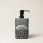 Osto Gri Polyresin Sıvı Sabunluk