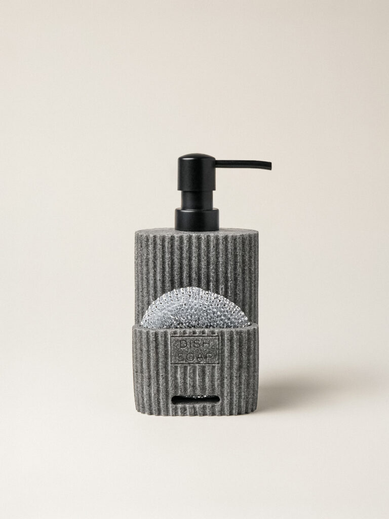 Osto Gri Polyresin Sıvı Sabunluk