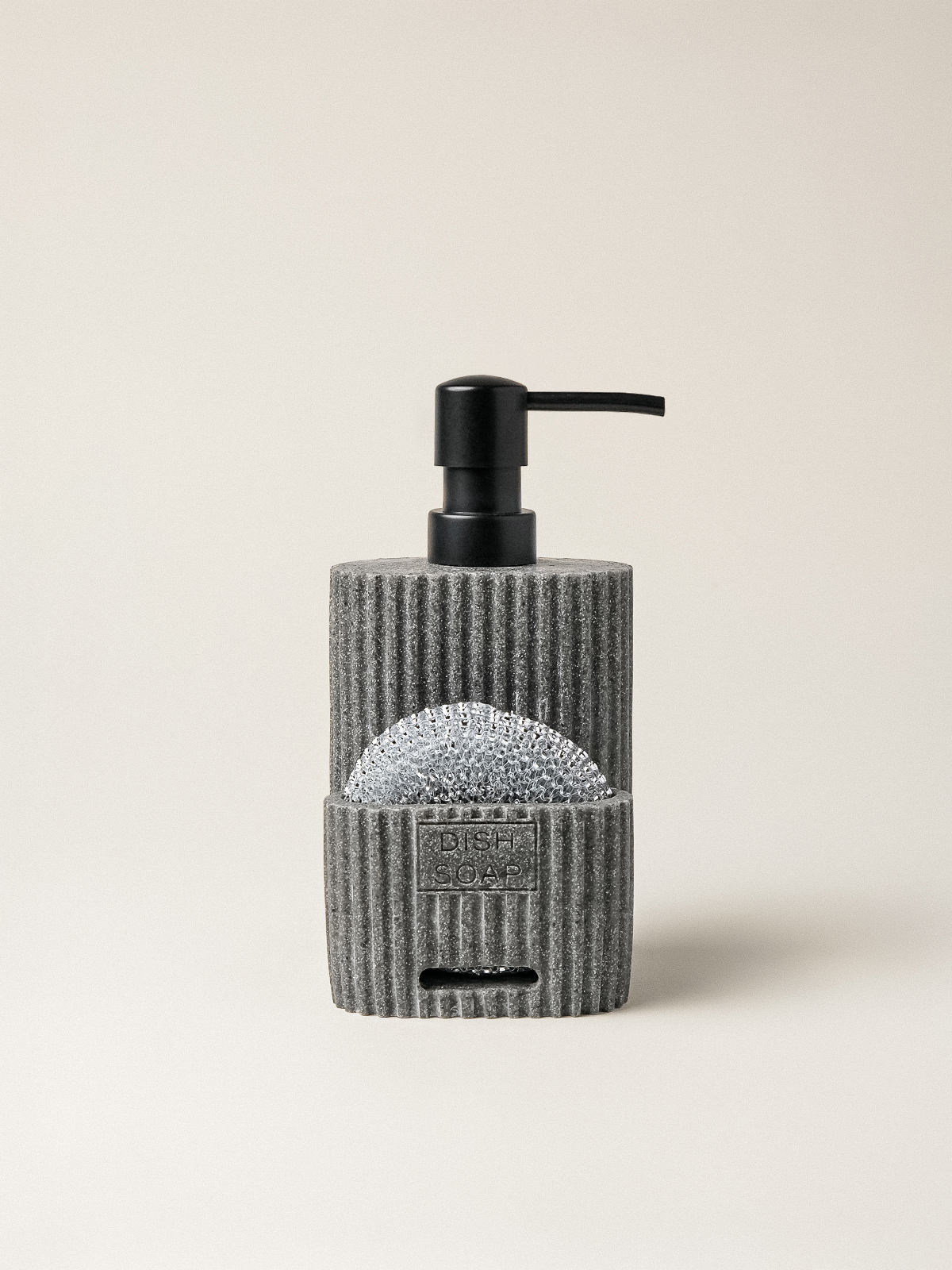 Osto Gri Polyresin Sıvı Sabunluk Osto Gri Polyresin Sıvı Sabunluk - Görsel 1