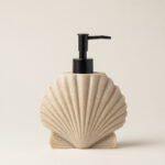 Oyster Krem Polyresin Sıvı Sabunluk