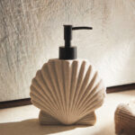 Oyster Krem Polyresin Sıvı Sabunluk