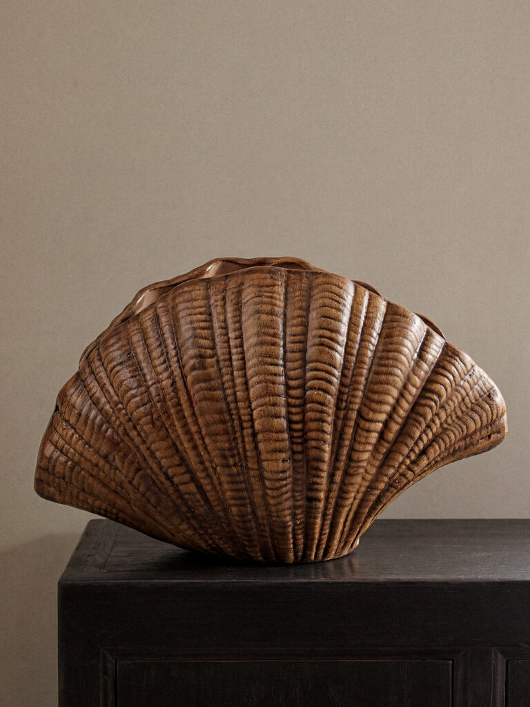 Venn Kahverengi Vazo (19 x 30 cm)