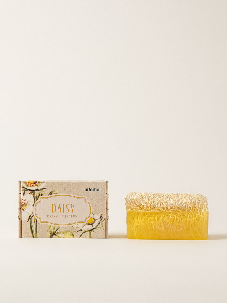 Papatya Doğal Kabak Lifli Sabun (120 gr)