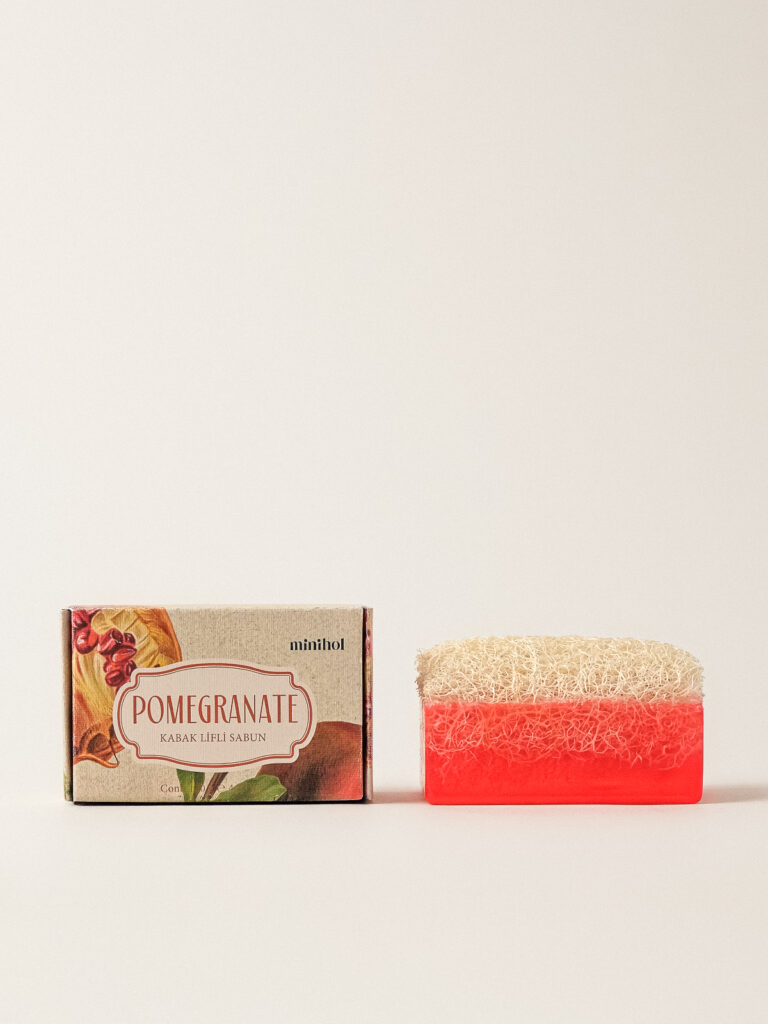 Nar Doğal Kabak Lifli Sabun (120 gr)