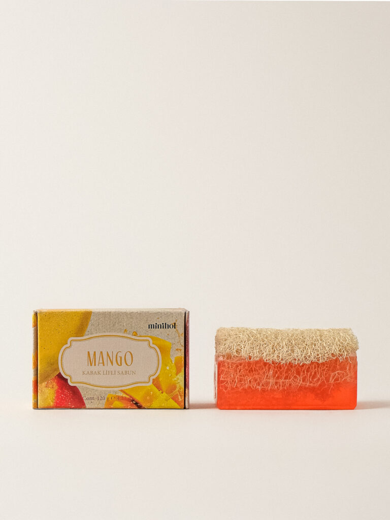 Mango Doğal Kabak Lifli Sabun (120 gr)