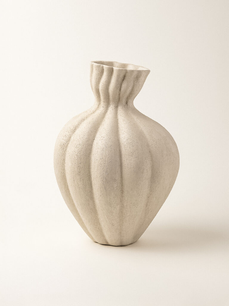 Velar Seramik Dokulu Vazo (20 x 27 cm)