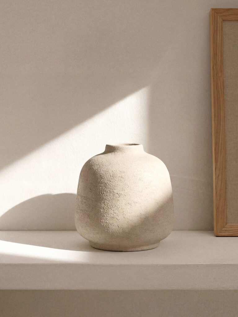 Daro Seramik Dokulu Vazo (10 x 15 cm)