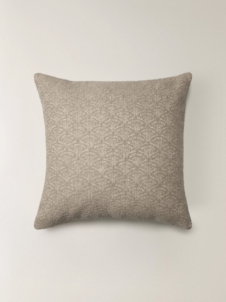 Vena Açık Kahve Kırlent Kılıfı (45 x 45 cm)